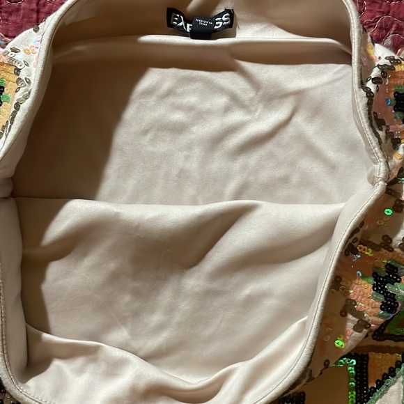 Express small sequin bodycon skirt - Picture 4 of 4